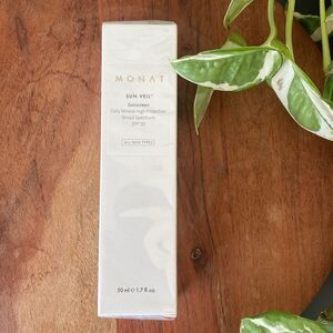 New Unopened Monat Sun Veil Sunscreen SPF 30 50ml All Skin Types